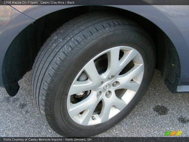 Galaxy Gray Mica / Black 2008 Mazda CX-7 Sport
