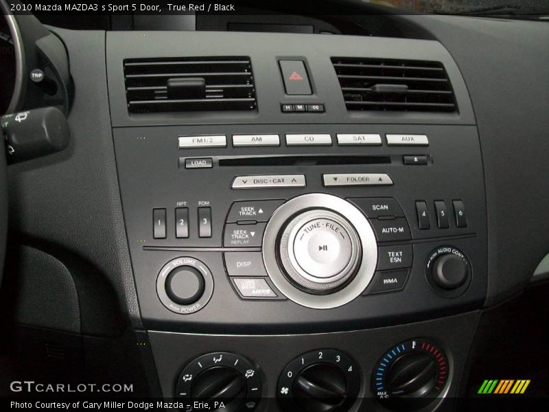 True Red / Black 2010 Mazda MAZDA3 s Sport 5 Door