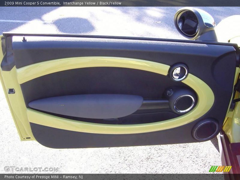Interchange Yellow / Black/Yellow 2009 Mini Cooper S Convertible