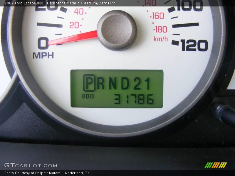 Dark Stone Metallic / Medium/Dark Flint 2007 Ford Escape XLT