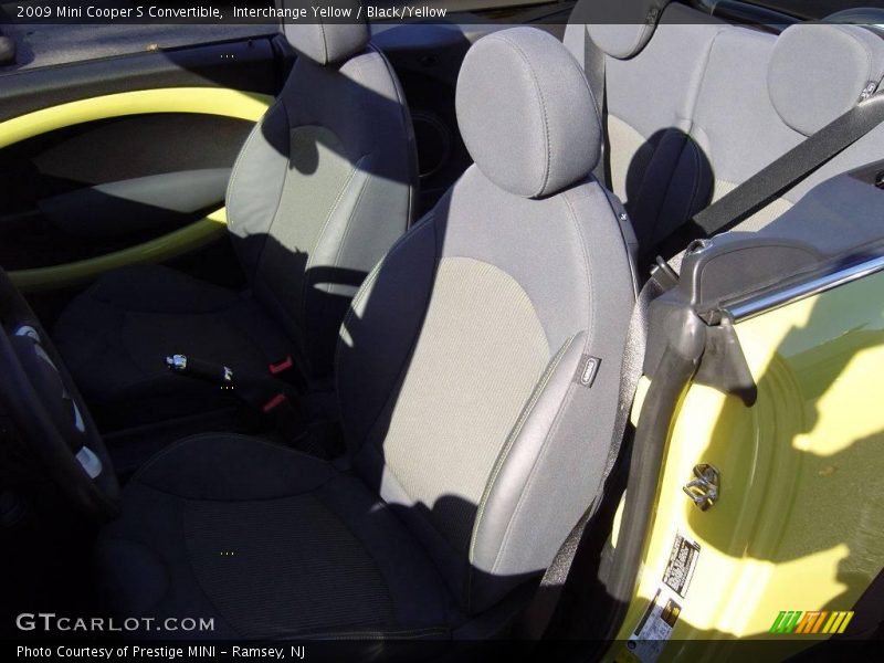 Interchange Yellow / Black/Yellow 2009 Mini Cooper S Convertible