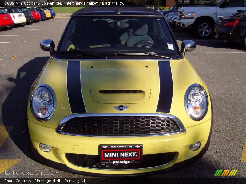 Interchange Yellow / Black/Yellow 2009 Mini Cooper S Convertible