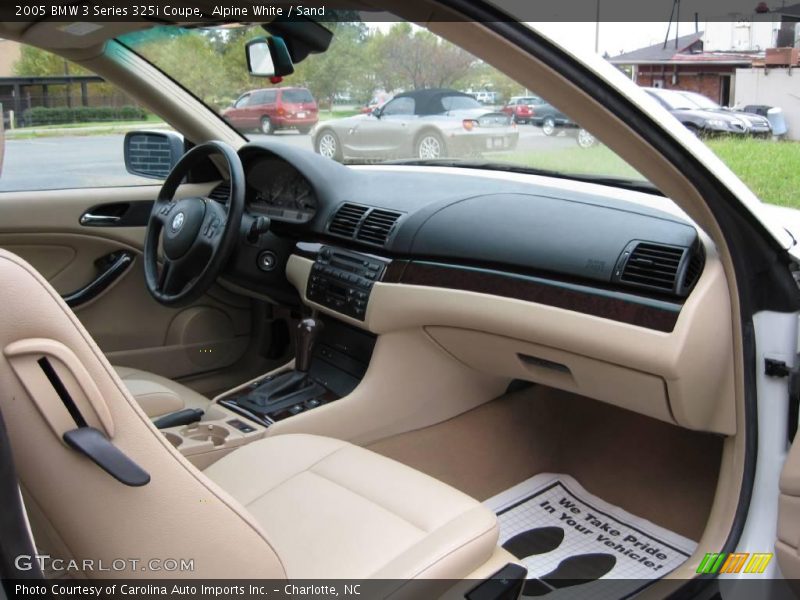 Alpine White / Sand 2005 BMW 3 Series 325i Coupe