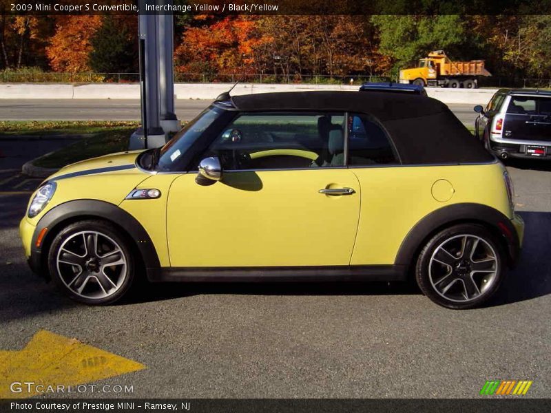  2009 Cooper S Convertible Interchange Yellow