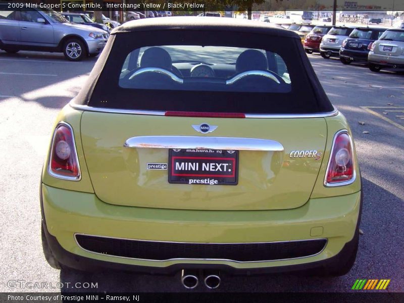 Interchange Yellow / Black/Yellow 2009 Mini Cooper S Convertible