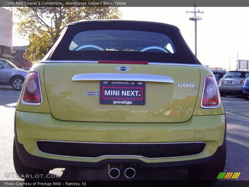 Interchange Yellow / Black/Yellow 2009 Mini Cooper S Convertible