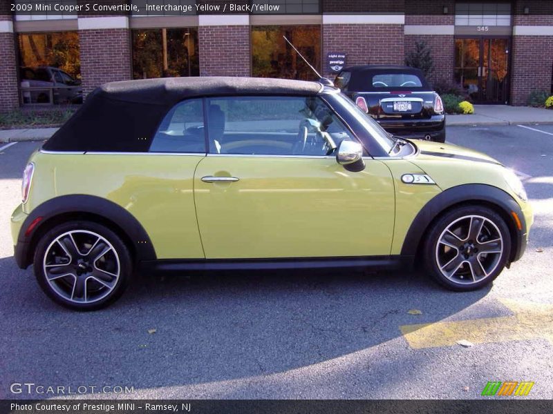 Interchange Yellow / Black/Yellow 2009 Mini Cooper S Convertible