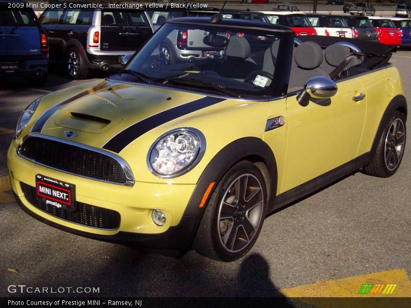 Interchange Yellow / Black/Yellow 2009 Mini Cooper S Convertible