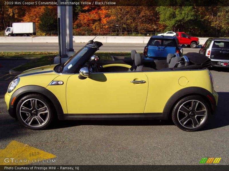 Interchange Yellow / Black/Yellow 2009 Mini Cooper S Convertible