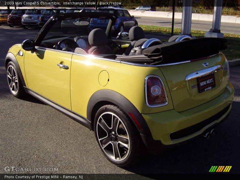 Interchange Yellow / Black/Yellow 2009 Mini Cooper S Convertible