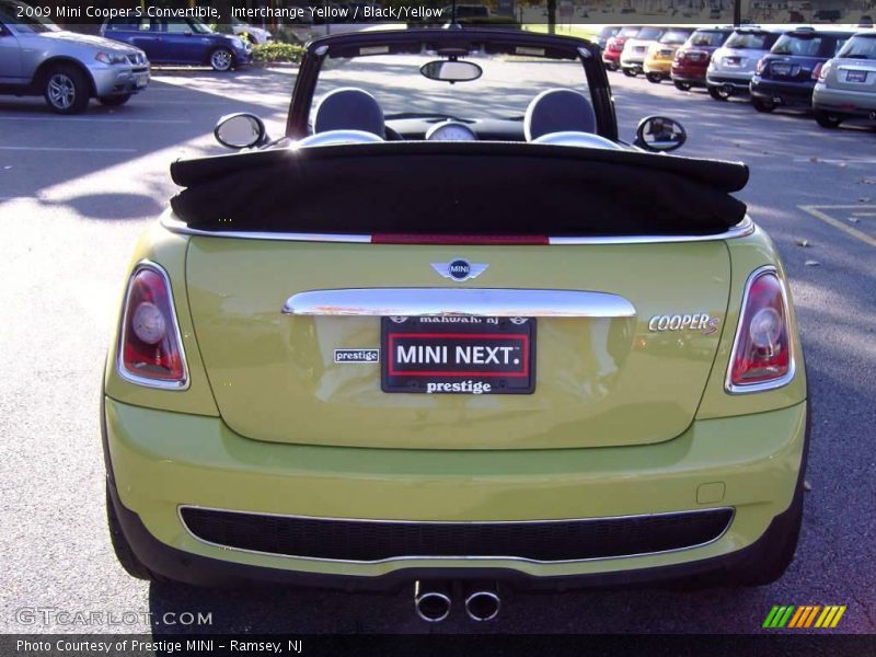 Interchange Yellow / Black/Yellow 2009 Mini Cooper S Convertible