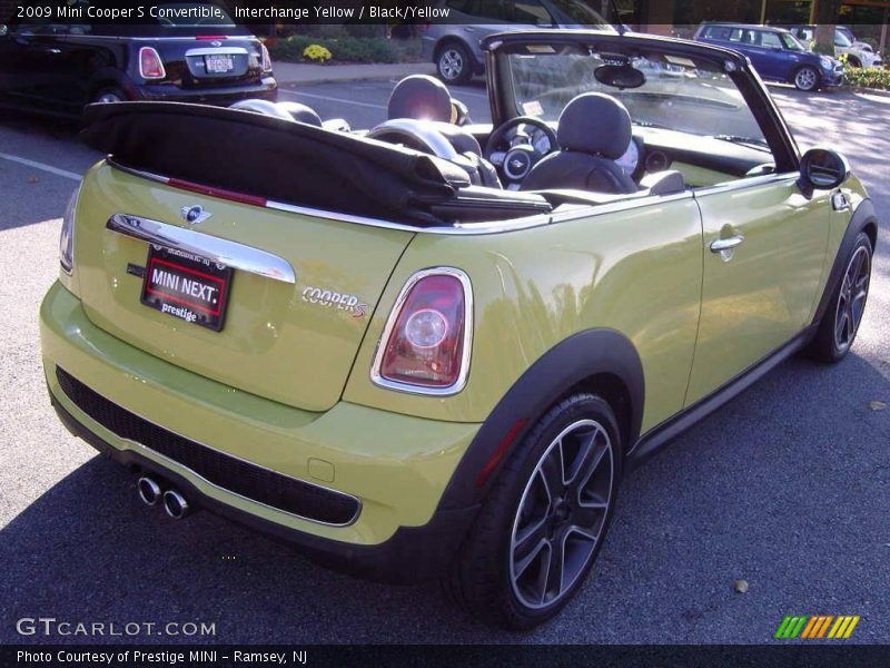 Interchange Yellow / Black/Yellow 2009 Mini Cooper S Convertible