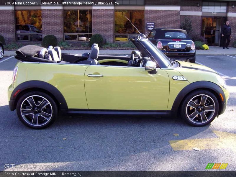 Interchange Yellow / Black/Yellow 2009 Mini Cooper S Convertible