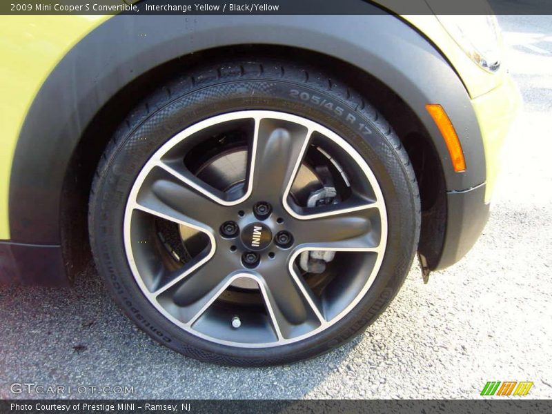 Interchange Yellow / Black/Yellow 2009 Mini Cooper S Convertible