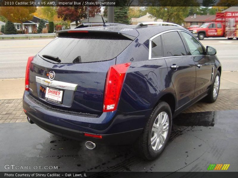 Imperial Blue / Shale/Brownstone 2010 Cadillac SRX 4 V6 AWD