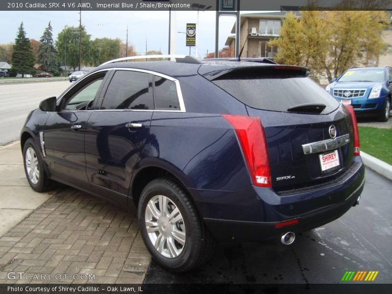 Imperial Blue / Shale/Brownstone 2010 Cadillac SRX 4 V6 AWD