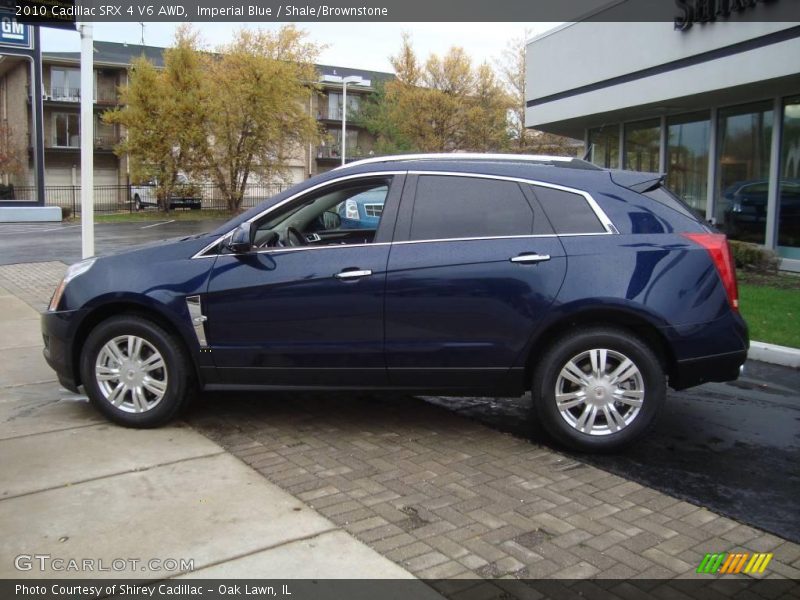 Imperial Blue / Shale/Brownstone 2010 Cadillac SRX 4 V6 AWD