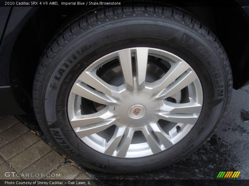 Imperial Blue / Shale/Brownstone 2010 Cadillac SRX 4 V6 AWD