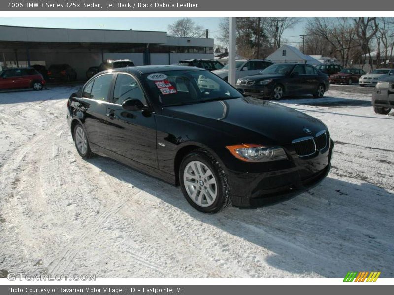 Jet Black / Black Dakota Leather 2006 BMW 3 Series 325xi Sedan