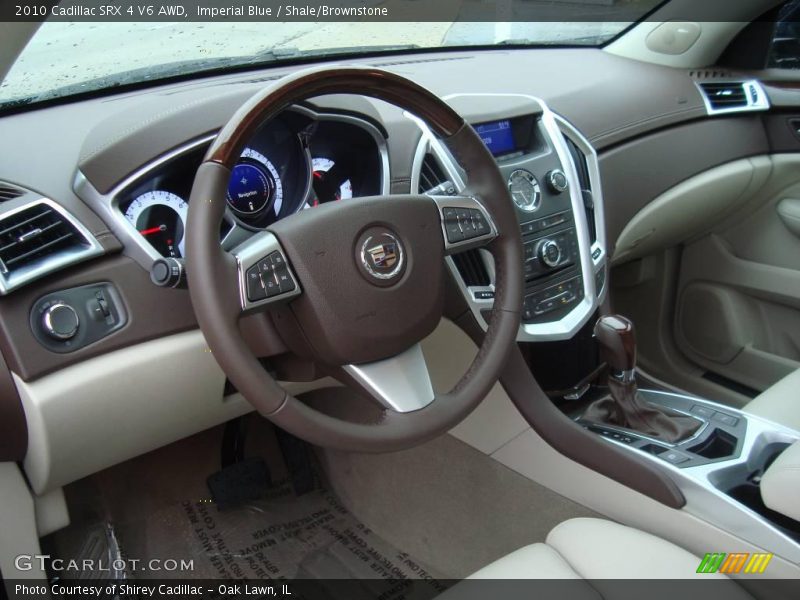 Imperial Blue / Shale/Brownstone 2010 Cadillac SRX 4 V6 AWD