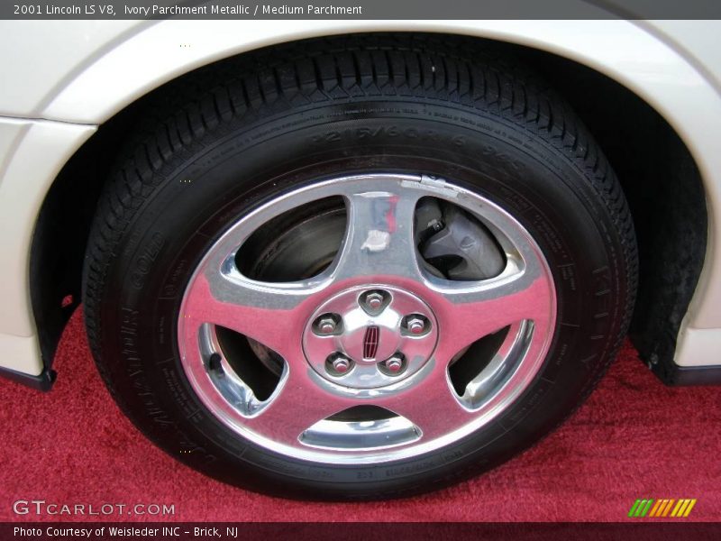 Ivory Parchment Metallic / Medium Parchment 2001 Lincoln LS V8