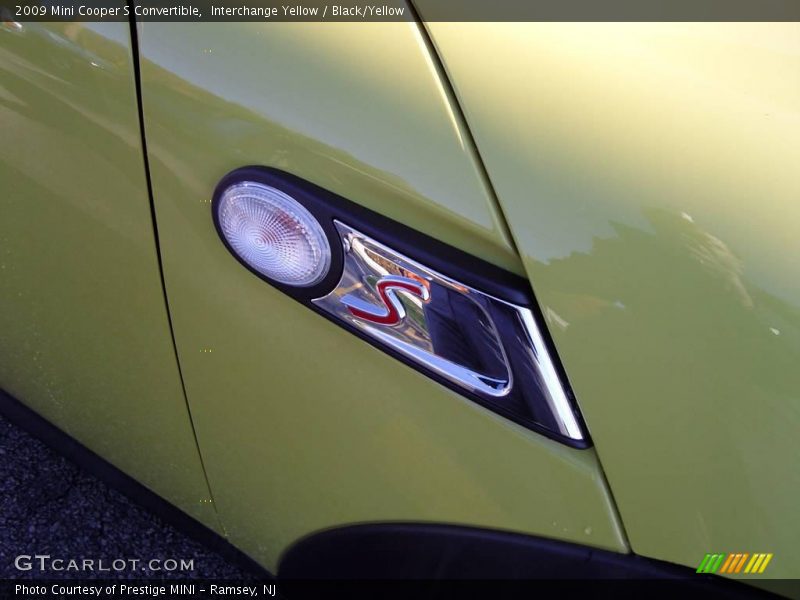 Interchange Yellow / Black/Yellow 2009 Mini Cooper S Convertible