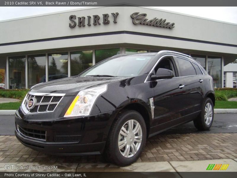 Black Raven / Ebony/Titanium 2010 Cadillac SRX V6