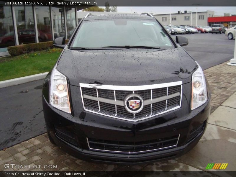 Black Raven / Ebony/Titanium 2010 Cadillac SRX V6