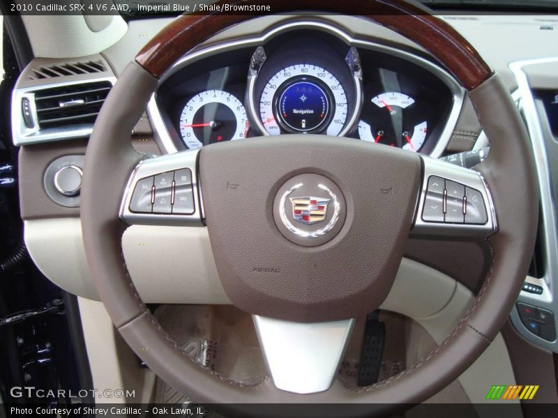 Imperial Blue / Shale/Brownstone 2010 Cadillac SRX 4 V6 AWD