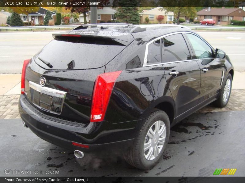 Black Raven / Ebony/Titanium 2010 Cadillac SRX V6