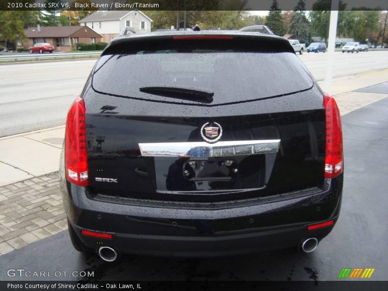 Black Raven / Ebony/Titanium 2010 Cadillac SRX V6