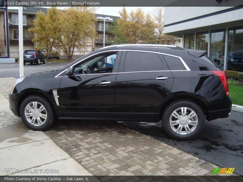 Black Raven / Ebony/Titanium 2010 Cadillac SRX V6