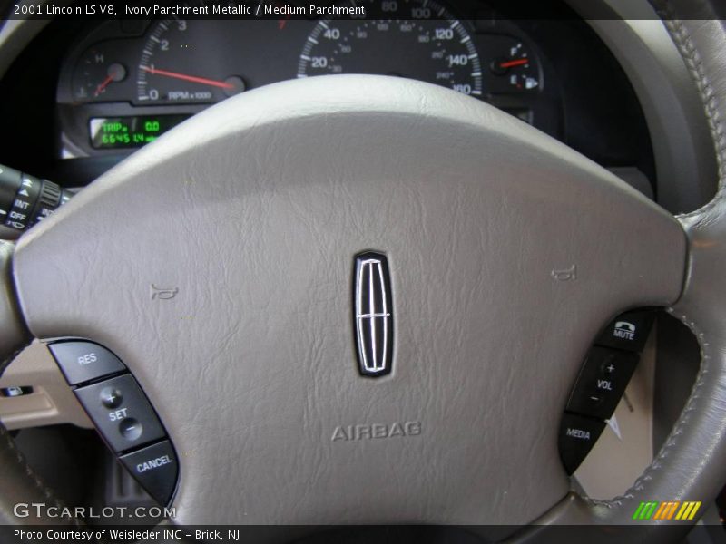 Ivory Parchment Metallic / Medium Parchment 2001 Lincoln LS V8