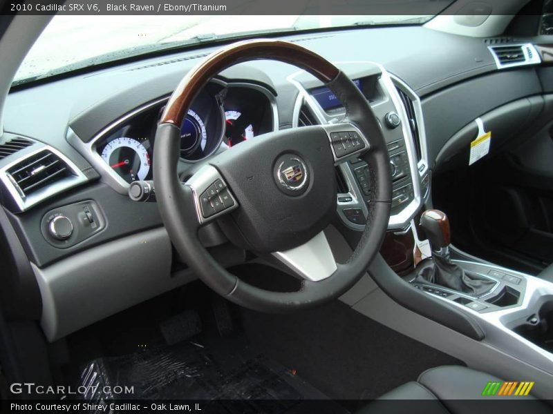 Black Raven / Ebony/Titanium 2010 Cadillac SRX V6