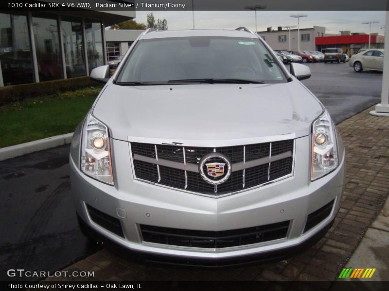 Radiant Silver / Titanium/Ebony 2010 Cadillac SRX 4 V6 AWD