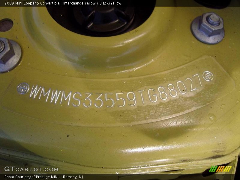Interchange Yellow / Black/Yellow 2009 Mini Cooper S Convertible