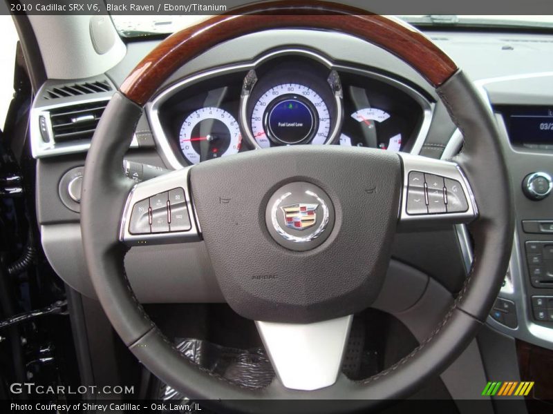 Black Raven / Ebony/Titanium 2010 Cadillac SRX V6