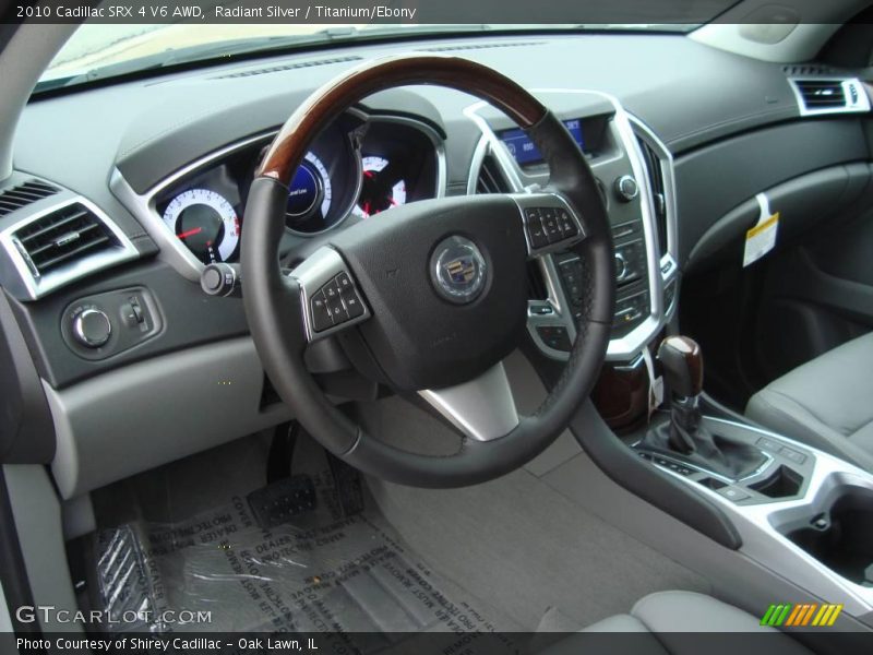 Radiant Silver / Titanium/Ebony 2010 Cadillac SRX 4 V6 AWD