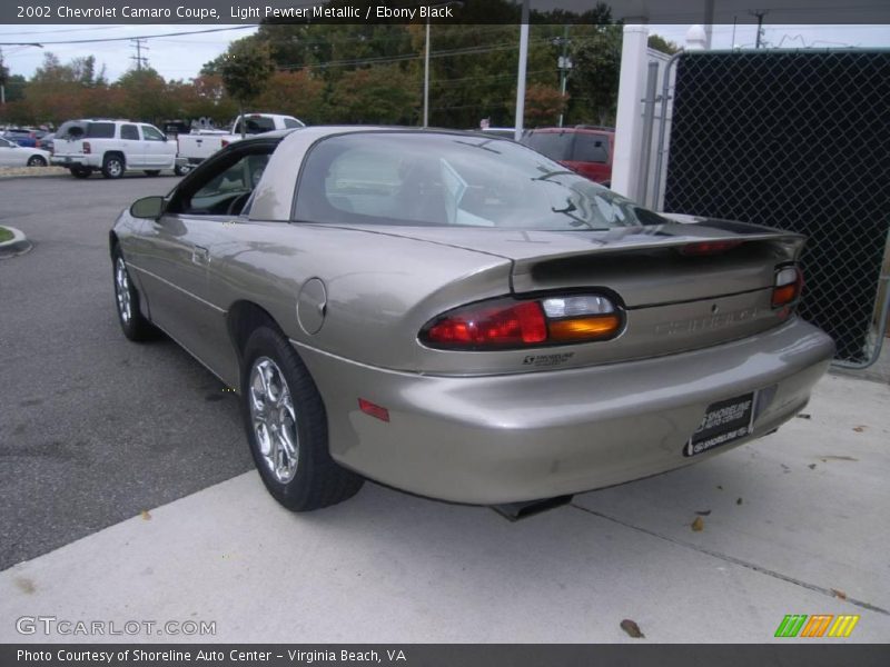Light Pewter Metallic / Ebony Black 2002 Chevrolet Camaro Coupe
