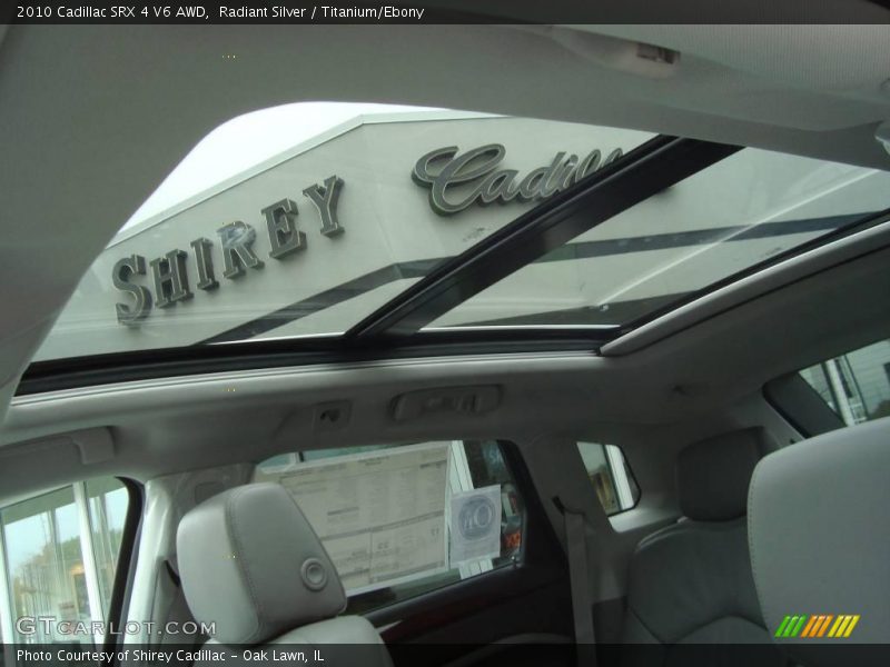 Radiant Silver / Titanium/Ebony 2010 Cadillac SRX 4 V6 AWD