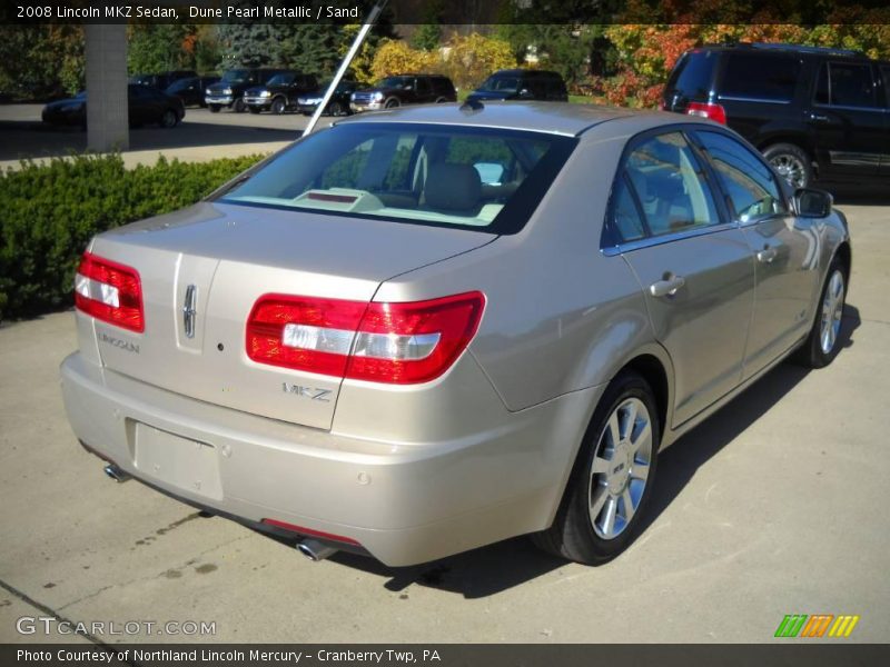 Dune Pearl Metallic / Sand 2008 Lincoln MKZ Sedan