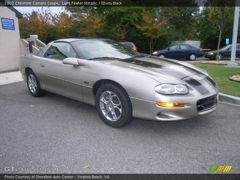 Light Pewter Metallic / Ebony Black 2002 Chevrolet Camaro Coupe