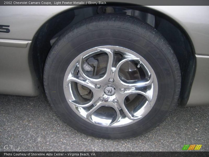 Light Pewter Metallic / Ebony Black 2002 Chevrolet Camaro Coupe