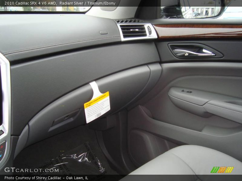 Radiant Silver / Titanium/Ebony 2010 Cadillac SRX 4 V6 AWD