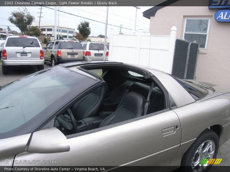 Light Pewter Metallic / Ebony Black 2002 Chevrolet Camaro Coupe