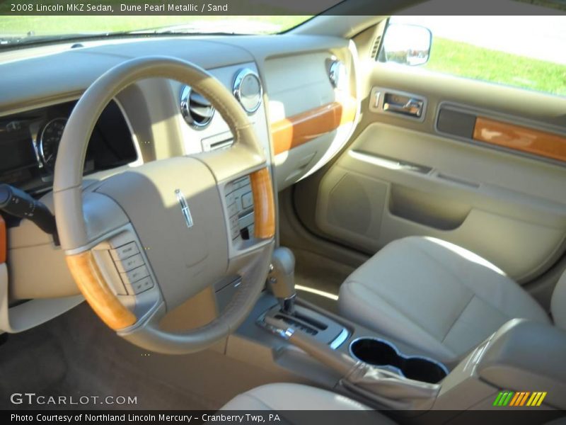 Dune Pearl Metallic / Sand 2008 Lincoln MKZ Sedan