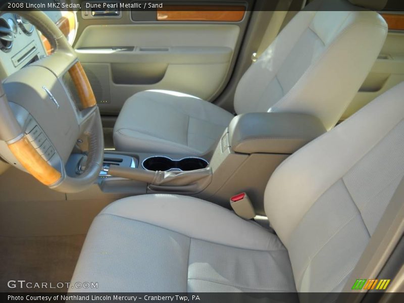 Dune Pearl Metallic / Sand 2008 Lincoln MKZ Sedan