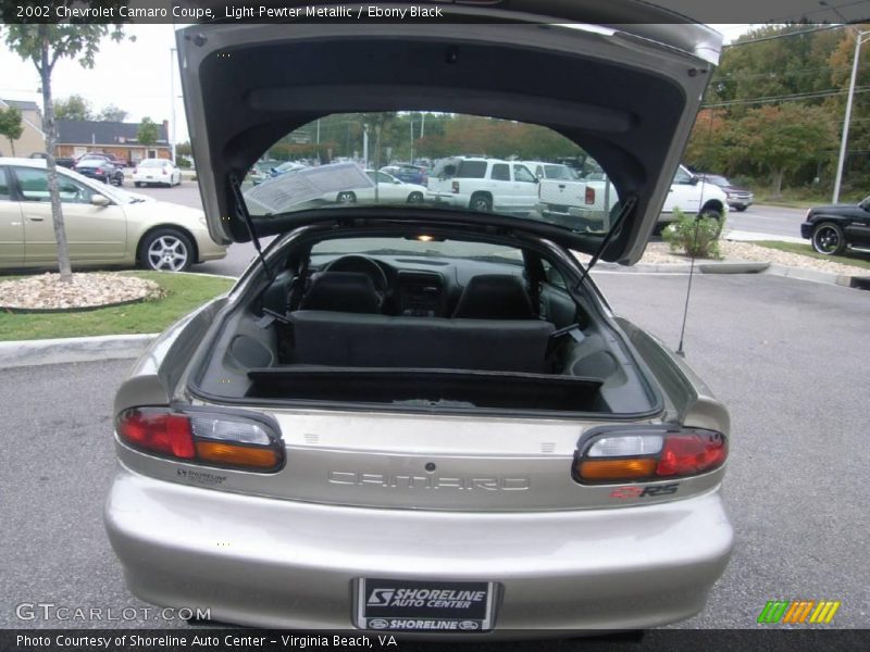 Light Pewter Metallic / Ebony Black 2002 Chevrolet Camaro Coupe