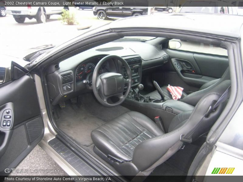 Light Pewter Metallic / Ebony Black 2002 Chevrolet Camaro Coupe