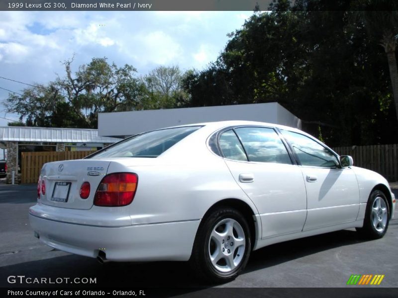 Diamond White Pearl / Ivory 1999 Lexus GS 300